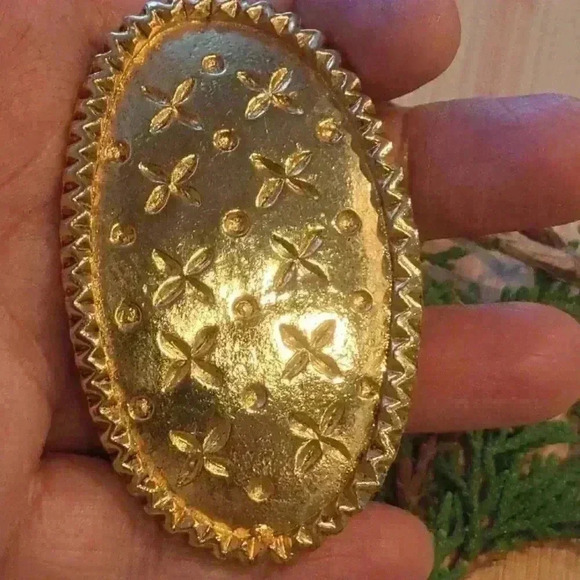 Scooter Gold Hair Clip made  in France - Picture 4 of 6